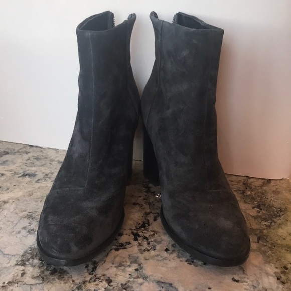 Grey Rag and Bone Suede Boots - Picture 1 of 8